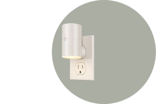 dimmable night light in plug