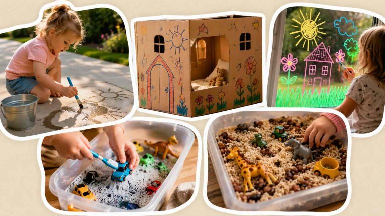 various less mess activities for little kids
